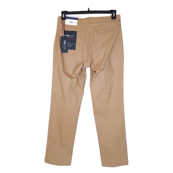 Tommy Hilfiger Men’s Modern-Fit Flex Stretch Twill Dress Pants Tan 36x32 NWT - Picture 3 of 6